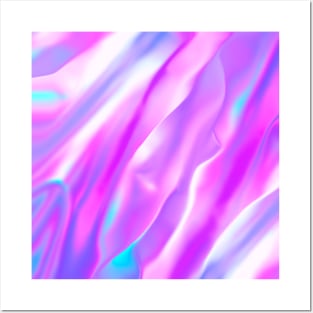 Purple Pink Iridescent Foil Posters and Art